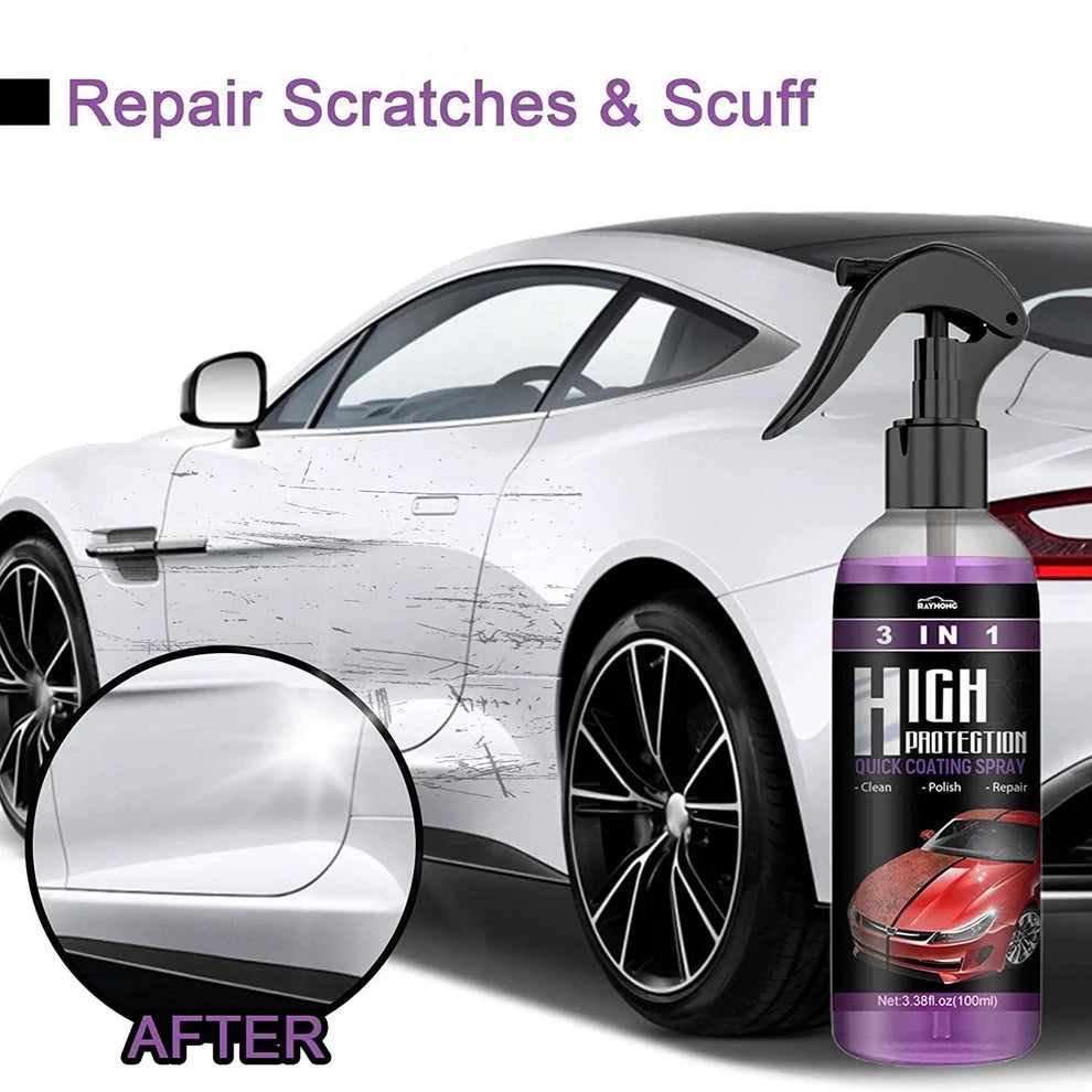 AutoShield™ Hydrophobic Nano Coating Polish Spray – Car, Motorcycle & Boat | Pack of 2