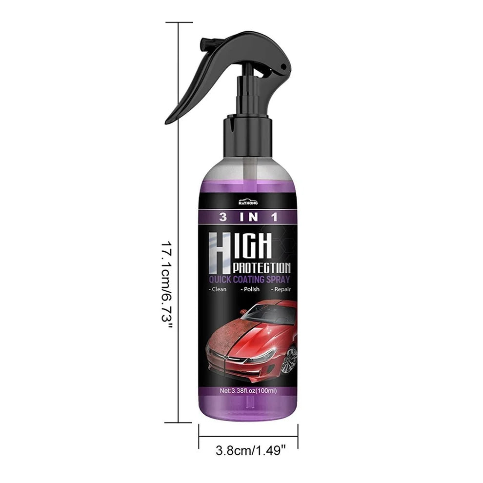 AutoShield™ Hydrophobic Nano Coating Polish Spray – Car, Motorcycle & Boat | Pack of 2