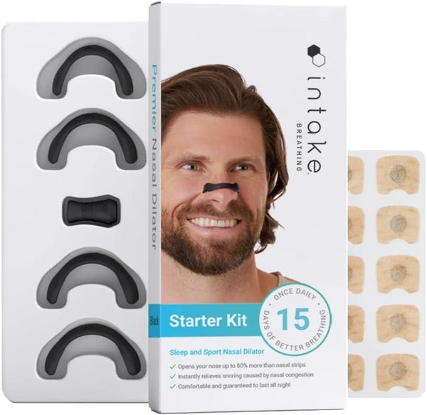 BreatheEasy™ Nasal Breathing Strips – Comfortable Nasal Support | Starter Kit