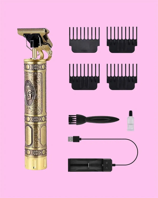 BuddhaPro™ Electric Hair Clipper & Trimmer – Professional Hair Cutting & Grooming Kit