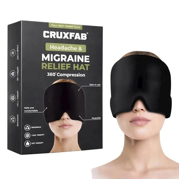 ReliefCap™ Hot & Cold Therapy Headache Relief Cap – Adjustable Reusable Cap for Men & Women